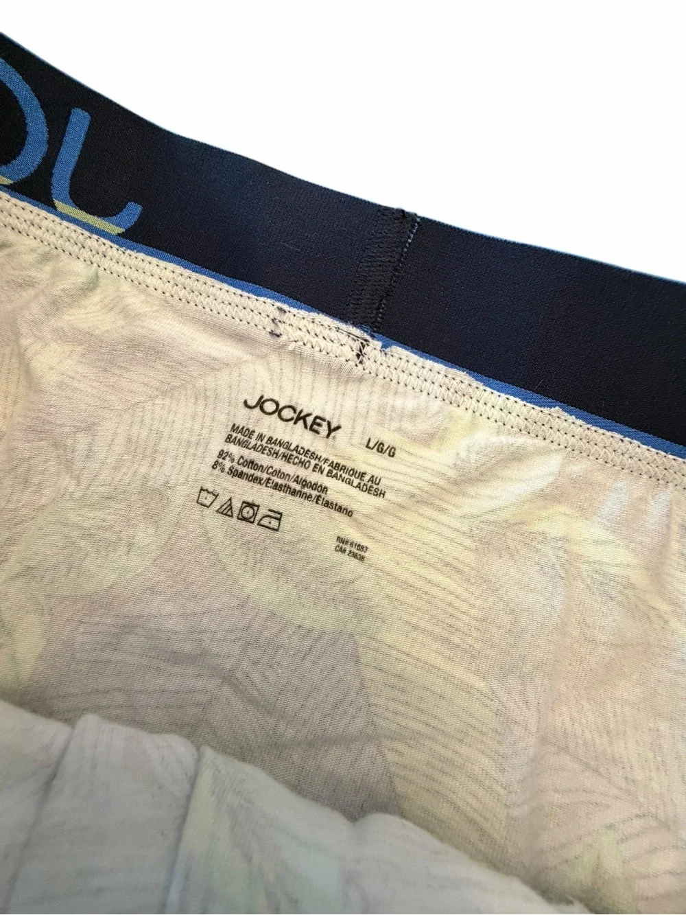 Jockey 1 Pack Men's True Style Brief Low Rise StayCool Cotton Large Tropical